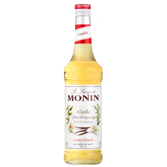 Monin Vanilkový sirup 1l – Výborný pro kávu, koktejly a dezerty | Kafezjesu.cz
