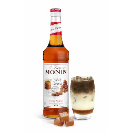 Monin Slaný karamel sirup 1 l – sladko-slaný zážitek | Jeseník Café