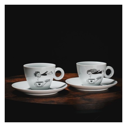 Porcelánový hrnek na cappuccino muž - s tímhle hrnečkem bude každé ráno o něco lepší a káva nebo čaj o něco lahodnější!