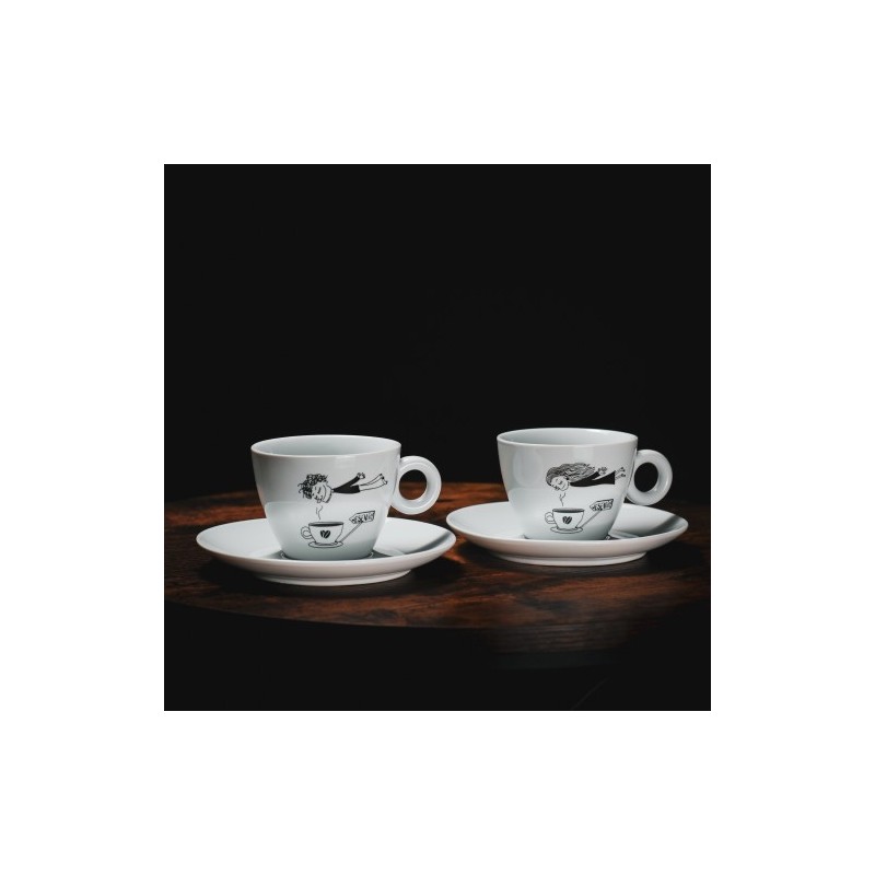 Porcelánový hrnek na cappuccino muž - s tímhle hrnečkem bude každé ráno o něco lepší a káva nebo čaj o něco lahodnější!