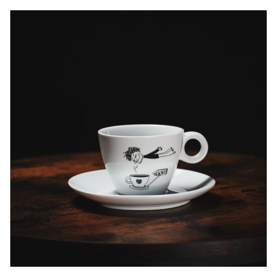 Porcelánový hrnek na cappuccino muž - s tímhle hrnečkem bude každé ráno o něco lepší a káva nebo čaj o něco lahodnější!